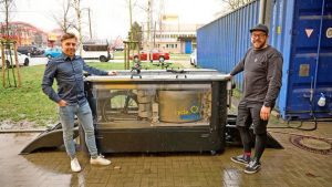 Rostock’s first bicycle wash station