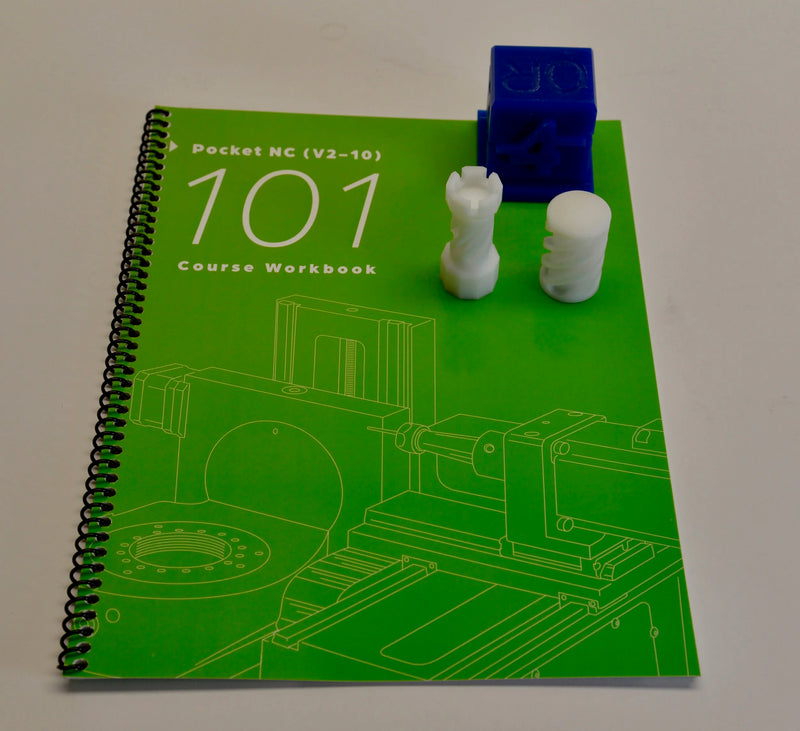 Pocket NC Course Workbook and Stock Material