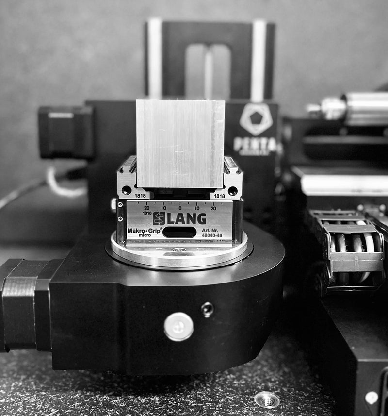 LANG self-centering vise kit for Pocket NC — Micro 46 jaws