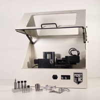 Pocket NC V2-10 in original enclosure with tool holders, collets and fixture