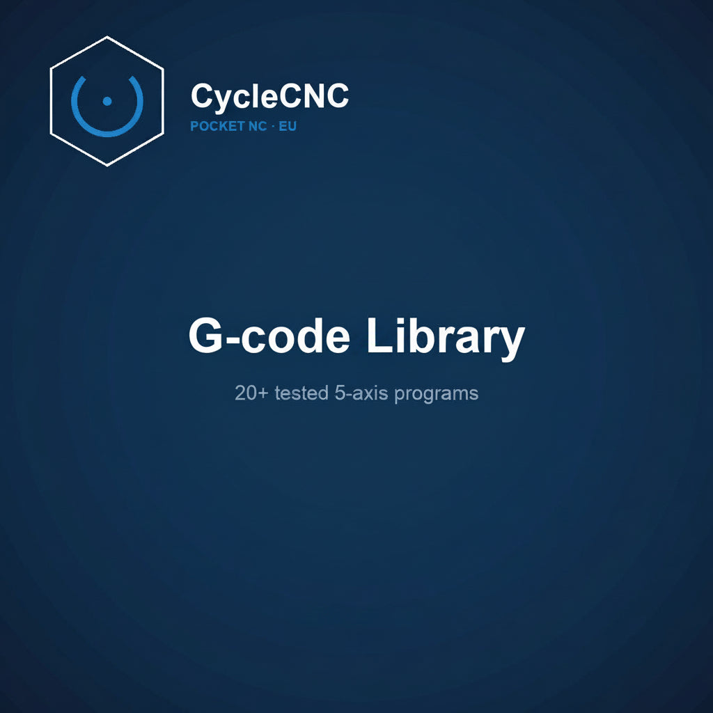 Sample G-code library — 20+ tested 5-axis programs
