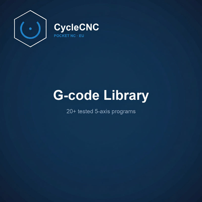 Sample G-code library — 20+ tested 5-axis programs